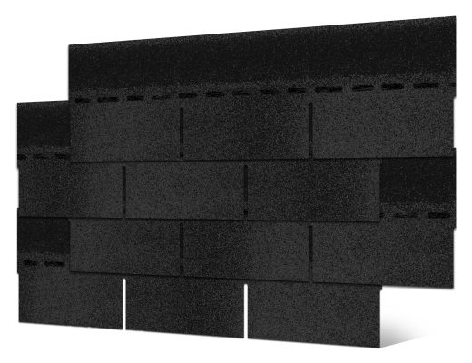 SHINGLE 2D NEGRO CARBON 3.10mt2
