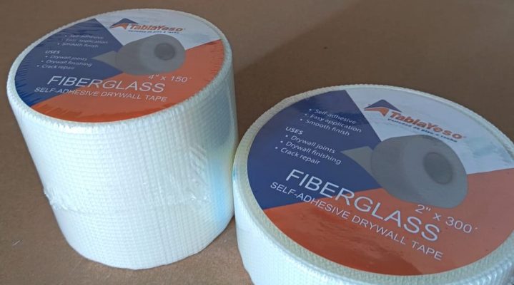 CINTA AUTO ADHESIVA FIBERGLASS 4"X150´ TABLAYESO